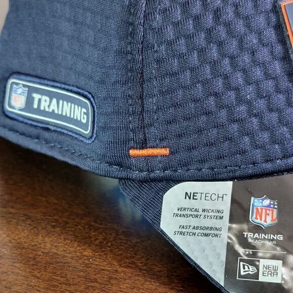 New Era NFL Chicago Bears Training Football Hat Cap 39 Thirty Medium Unisex Blue - Picture 4 of 12